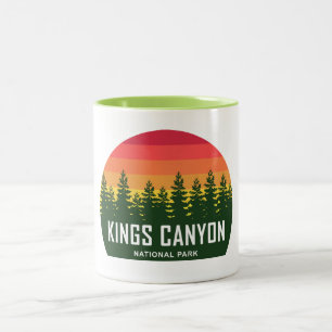 Nationaal Park Kings Canyon Tweekleurige Koffiemok