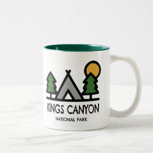Nationaal Park Kings Canyon Tweekleurige Koffiemok