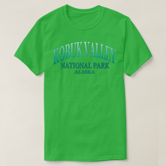Nationaal park Kobuk Valley Alaska T-shirt (Design voorkant)