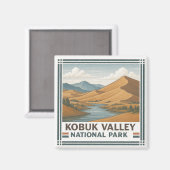 Nationaal park Kobuk Valley Magneet (Voorkant / Achterkant)