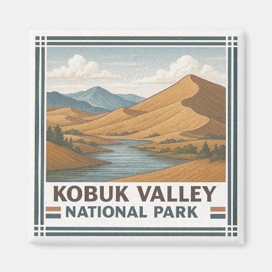 Nationaal park Kobuk Valley Magneet (Voorkant)