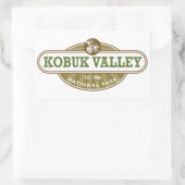 Nationaal park Kobuk Valley Rechthoekige Sticker (Tas)