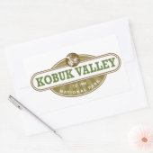 Nationaal park Kobuk Valley Rechthoekige Sticker (Envelop)