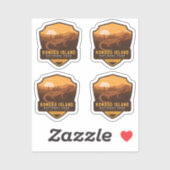 Nationaal park Komodo Island Sticker (Vel)