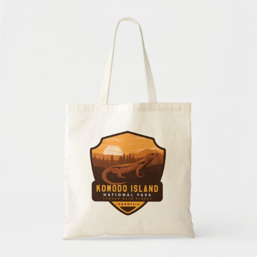 Nationaal park Komodo Island Tote Bag (Voorkant)