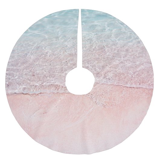 Nationaal park Komodo: Pink Splash Beach Kerstboom Rok (Voorkant)