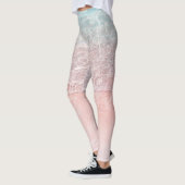 Nationaal park Komodo: Pink Splash Beach Leggings (Links)