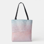 Nationaal park Komodo: Pink Splash Beach Tote Bag (Achterkant)
