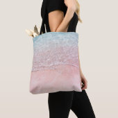 Nationaal park Komodo: Pink Splash Beach Tote Bag (Dichtbij)