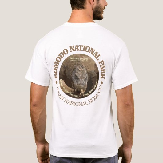 Nationaal park Komodo T-shirt (Achterkant)