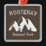 Nationaal park Kootenay Metalen Ornament<br><div class="desc">Het Nationaal Park van Kootenay is een nationaal park in zuidoost-Brits Columbia,  Canada met een ongelooflijk landschap,  overvloedige wilde dieren en topontmoetingen.</div>