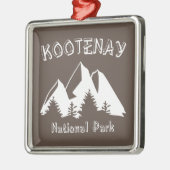 Nationaal park Kootenay Metalen Ornament (Links)