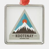 Nationaal park Kootenay Metalen Ornament (Voorkant)