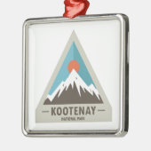 Nationaal park Kootenay Metalen Ornament (Links)
