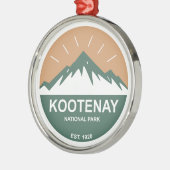 Nationaal park Kootenay Metalen Ornament (Links)