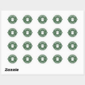 Nationaal park Kootenay Ronde Sticker (Vel)