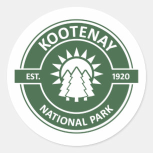 Nationaal park Kootenay Ronde Sticker