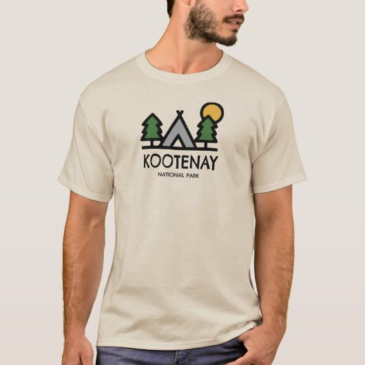 Nationaal park Kootenay T-shirt (Voorkant)