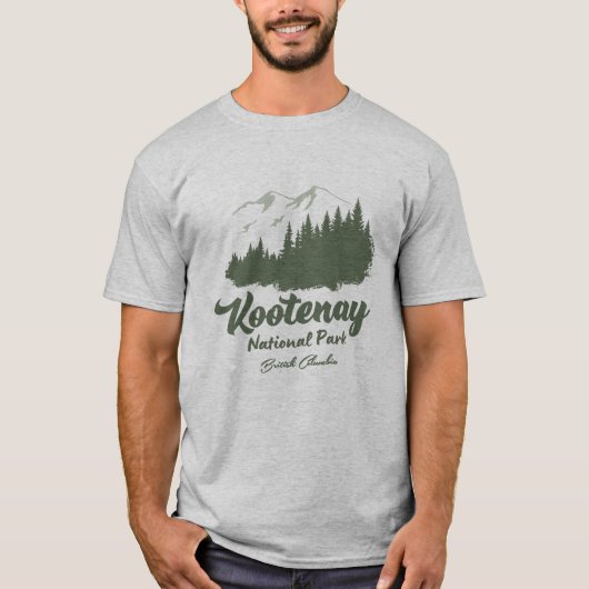 Nationaal park Kootenay T-shirt (Voorkant)