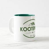 Nationaal park Kootenay Tweekleurige Koffiemok (Voorkant links)