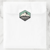 Nationaal park Kootenay Vierkante Sticker (Tas)