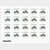 Nationaal park Kootenay Vierkante Sticker (Vel)
