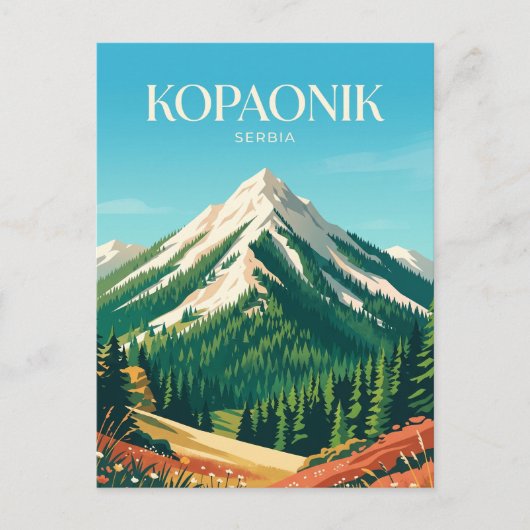 Nationaal Park Kopaonik Servië Briefkaart (Voorkant)