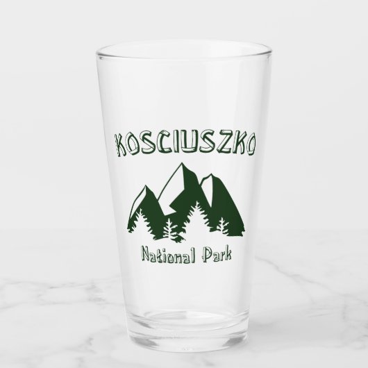 Nationaal park Kosciuszko Glas (Voorkant)