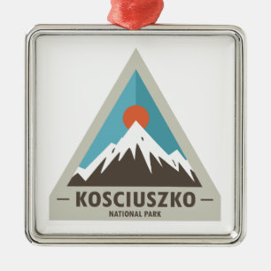 Nationaal park Kosciuszko Metalen Ornament