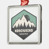 Nationaal park Kosciuszko Metalen Ornament (Links)