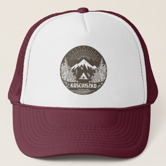 Nationaal park Kosciuszko Trucker Pet (Voorkant)