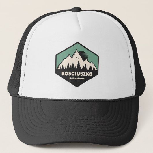 Nationaal park Kosciuszko Trucker Pet (Voorkant)