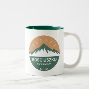 Nationaal park Kosciuszko Tweekleurige Koffiemok