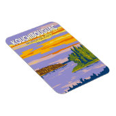 Nationaal Park Kouchibouguac Travel Art Magneet (Rechterzijde)