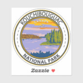 Nationaal Park Kouchibouguac Travel Art Sticker (Vel)