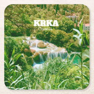Nationaal park Krka Kartonnen Onderzetters