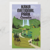 Nationaal Park Krka Kroatië Briefpapier (Voorkant / Achterkant)