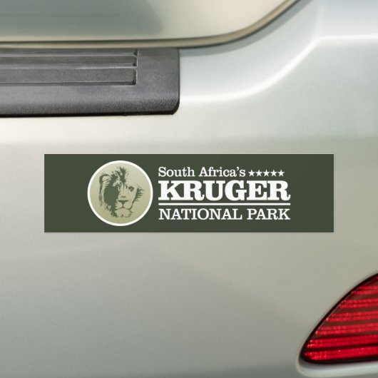 Nationaal park Kruger Bumpersticker (Op auto)
