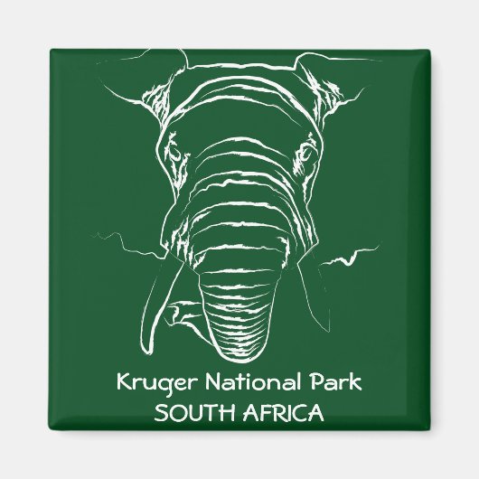 Nationaal park Kruger Magneet (Voorkant)
