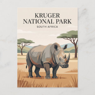 Nationaal park Kruger Zuid-Afrika Briefkaart