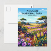 Nationaal park Kruger Zuid-Afrika Briefkaart (Voorkant / Achterkant)