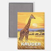 Nationaal park Kruger Zuid-Afrika Magneet (Voorkant / Achterkant)