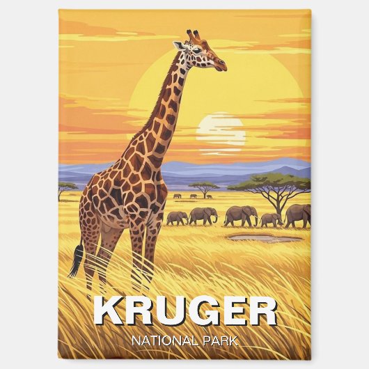 Nationaal park Kruger Zuid-Afrika Magneet (Voorkant)