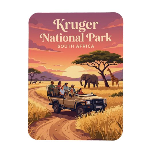 Nationaal park Kruger Zuid-Afrika Magneet (Verticaal)
