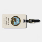 Nationaal Park Lake Clark Bagagelabel (Voorkant horizontaal)