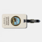 Nationaal Park Lake Clark Bagagelabel (Achterkant horizontaal)