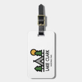 Nationaal Park Lake Clark Bagagelabel (Voorkant verticaal)