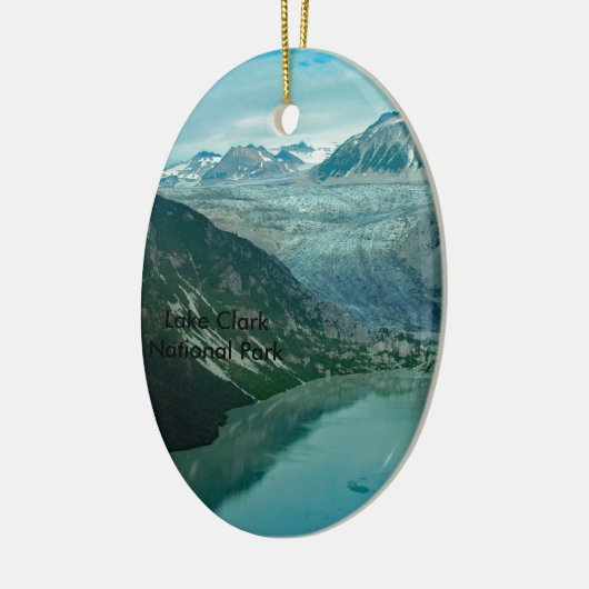 Nationaal Park Lake Clark Keramisch Ornament (Links)