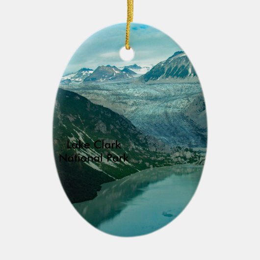 Nationaal Park Lake Clark Keramisch Ornament (Voorkant)