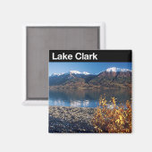 Nationaal Park Lake Clark Magneet (Voorkant / Achterkant)